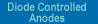 Diode controlled anodes